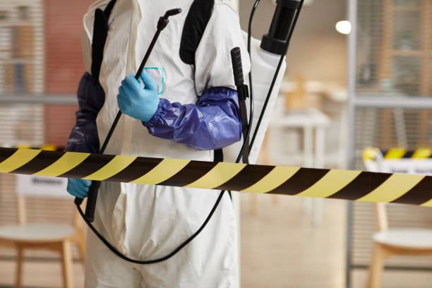 Professional Blood Cleanup technician working in Weston, MO
